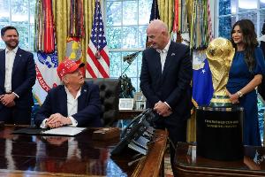 FIFA副主席：特朗普介入后，欧足联已推迟禁赛以色列队的投票