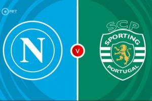 那不勒斯对阵葡萄牙体育首发阵容：麦克托米奈与德布劳内联袂首发，霍伊伦在列。