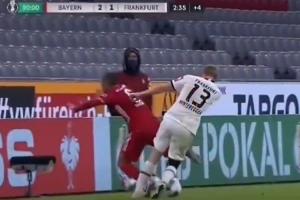 董路分享蒂亚戈旧时撞广告牌视频：这次距离更近，动作幅度更大！裁判会怎么吹？