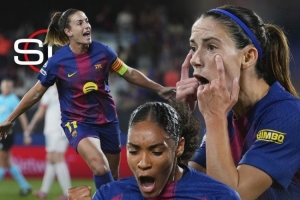 欧冠首轮：巴萨女足7-1狂胜拜仁女足