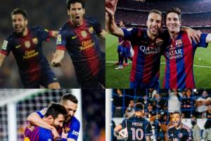 看一次少一次！阿尔巴即将退役，“巴西”连线已达成48次，配合依旧天衣无缝。