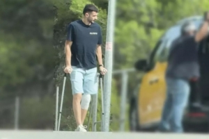 每体：霍安-加西亚有信心在国家德比复出，距离膝盖手术恰好29天