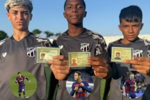 梅西、内马尔、伊涅斯塔再聚首！塞阿拉青训营三位新星与巨星同名。