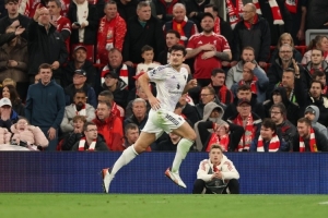 马奎尔的进球是曼联在安菲尔德的第二个绝杀球，仅次于奥谢在91分钟的进球。