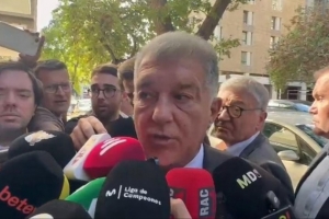 皇马对西甲海外赛表示反对，拉波尔塔回应称已习以为常，无意争论。