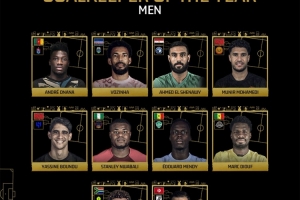 非洲年度最佳门将候选名单揭晓，奥纳纳、布努与爱德华-门迪成功入围。