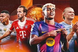 《2026年金球奖实力榜：凯恩暂居第一，姆巴佩与哈兰德紧随其后》