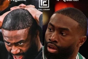 巴克利“劝告”杰伦-布朗：我一旦开始脱发，立刻就选择剃光头！