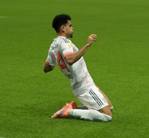 比赛转折点！迪亚斯第35分钟扳平球存在明显越位，但德国杯前2轮未使用VAR。