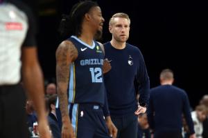 《与教练组交流了吗？莫兰特回应：你不是已经问过他们了吗？》