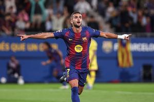 《世体评费兰：在哈维与弗里克执教下表现对比，转型中锋后进球效率有所提升》