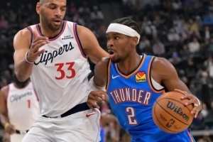 雷霆队目前在联盟中领先了多少？