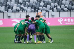 浙江足协官方宣布，浙江U20男足无缘八强。尽管各项数据完全相同，但最终结果只差运气。