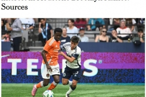 布鲁克林-瑞恩斯：尤文图斯与城市集团有意引进20岁休斯顿中场