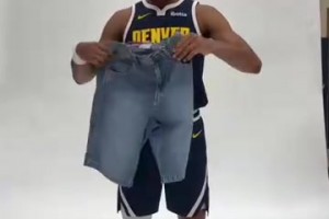 带货！掘金队互相传递牛仔裤，还是戈登是良心代言人！