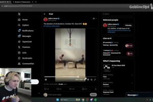 太搞了！全球顶流网红XQC看詹姆斯预热决定2：又去克利夫兰了？