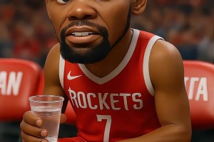 火箭111:115不敌活塞，杜兰特37分，火箭主场不敌活塞...