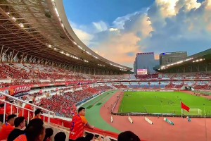 泰山球迷：什么德甲的雪，西甲的晚霞，我只喜欢大球场的云！